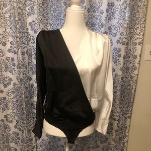 Black & white bodysuit